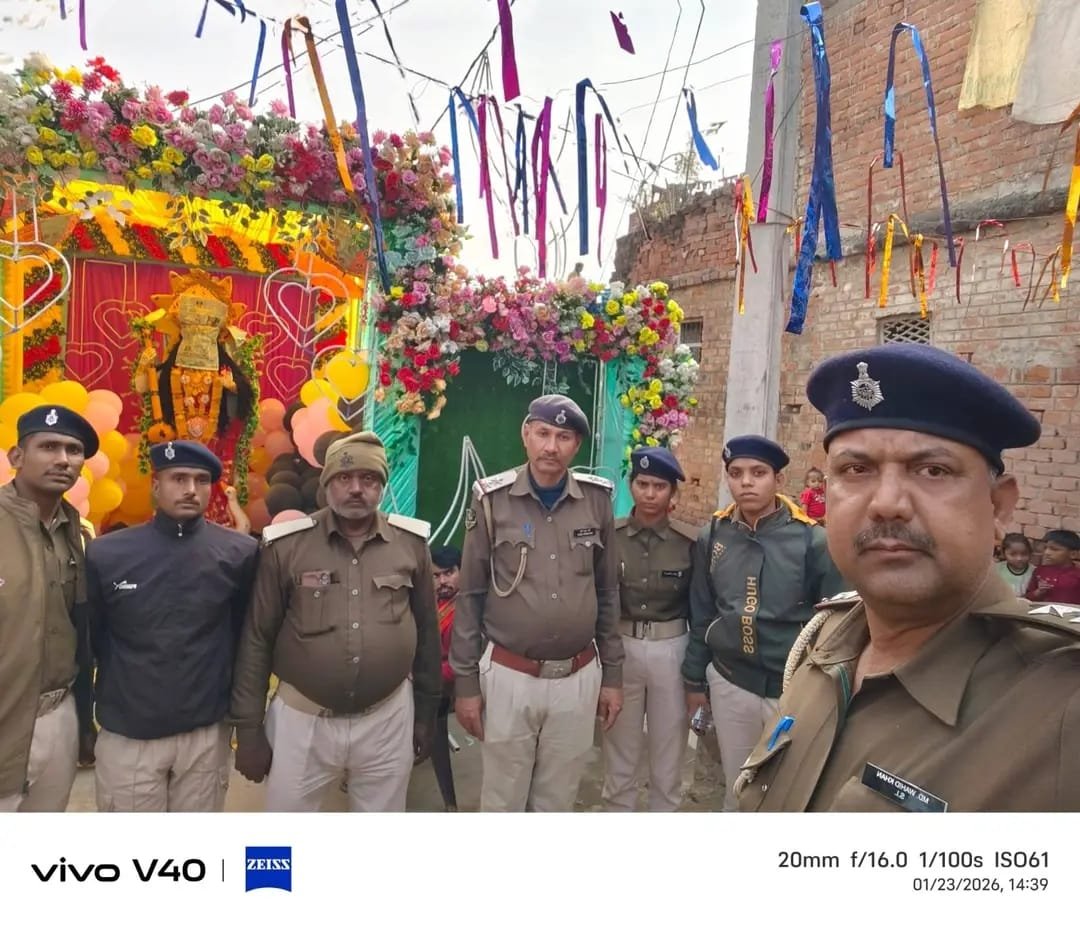 सरस्वती पूजा 2026: भोजपुर पुलिस की सक्रिय तैनाती, सभी पंडालों में सुरक्षा व्यवस्था सुनिश्चित