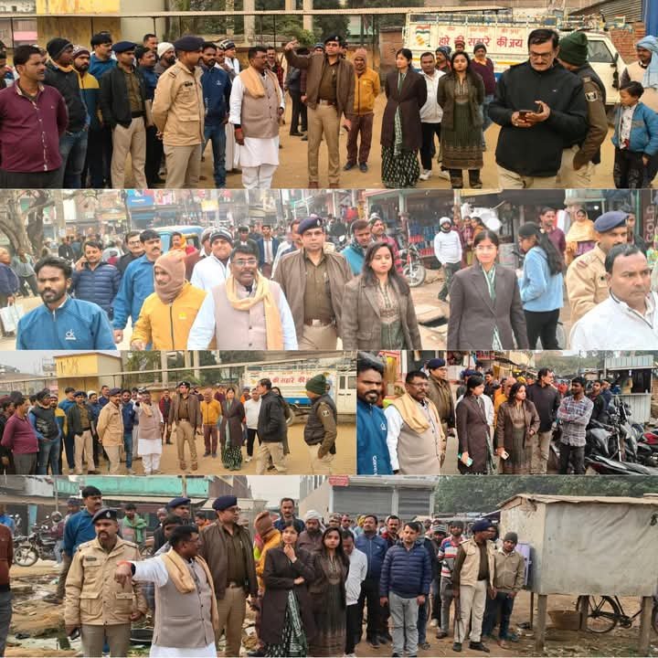 पालिगा नगर पंचायत क्षेत्र में अतिक्रमण प्रभावित दुकानदारों के पुनर्वास के लिए अभियान